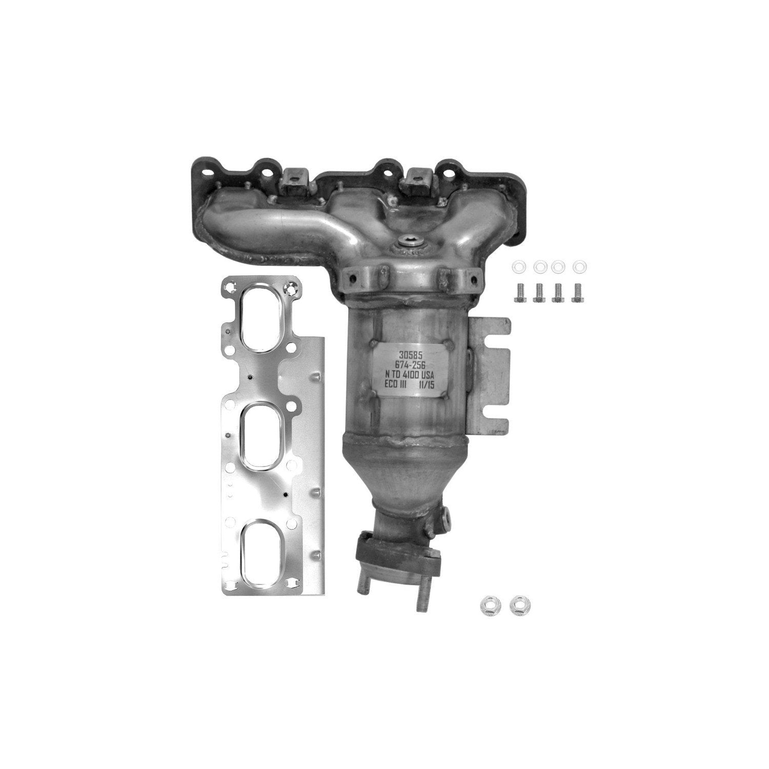 Eastern Catalytic Catalytic Converter with Integrated Exhaust Manifold 30585