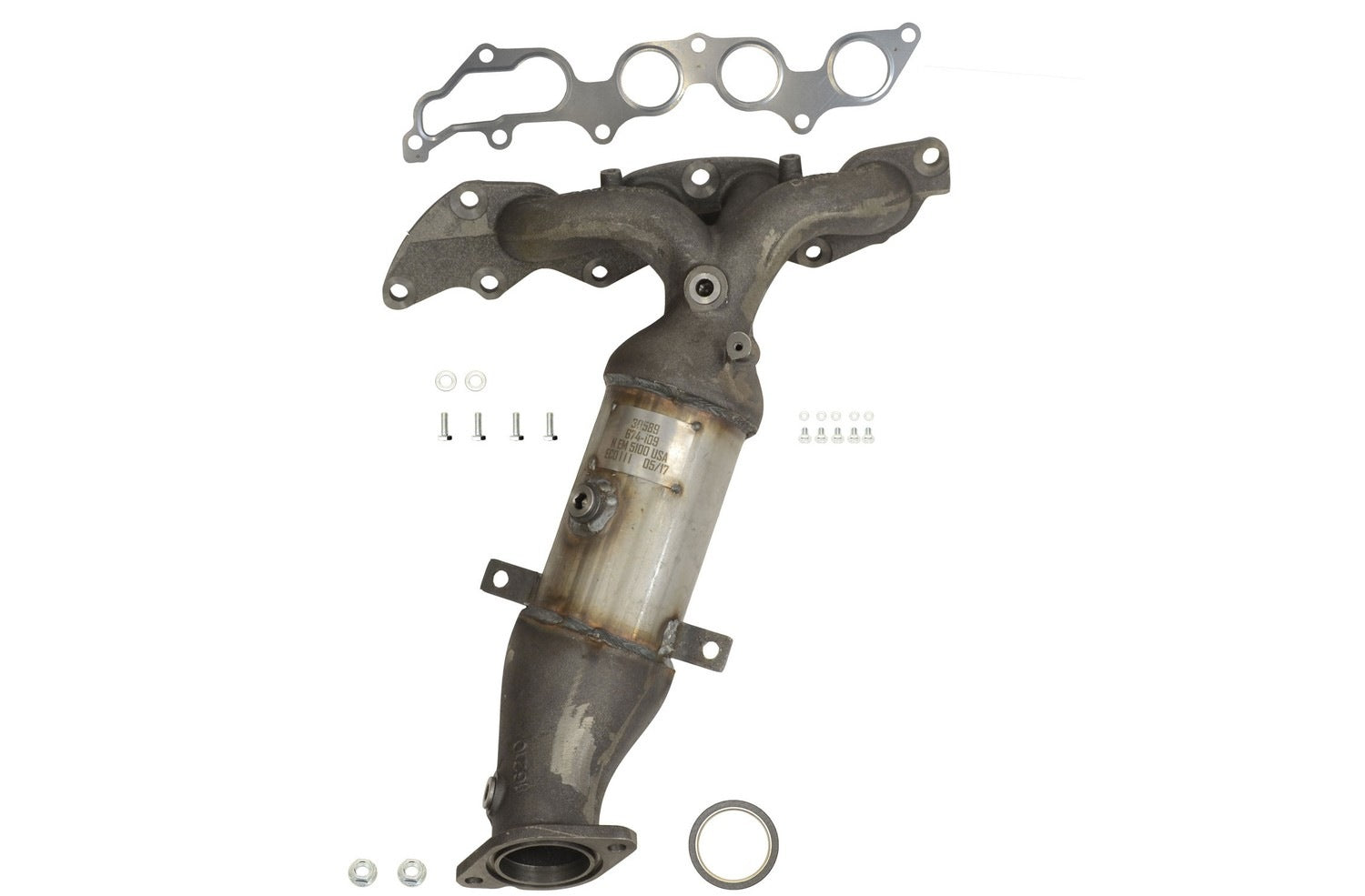 Eastern Catalytic Catalytic Converter with Integrated Exhaust Manifold 30589