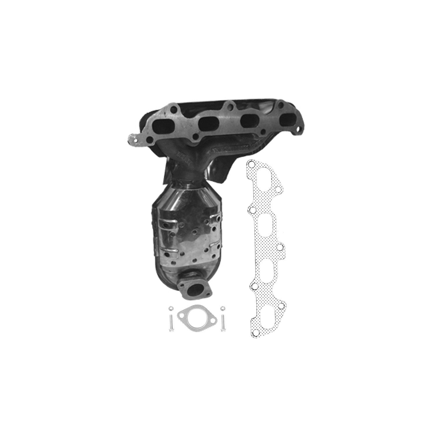 Eastern Catalytic Catalytic Converter with Integrated Exhaust Manifold 40653