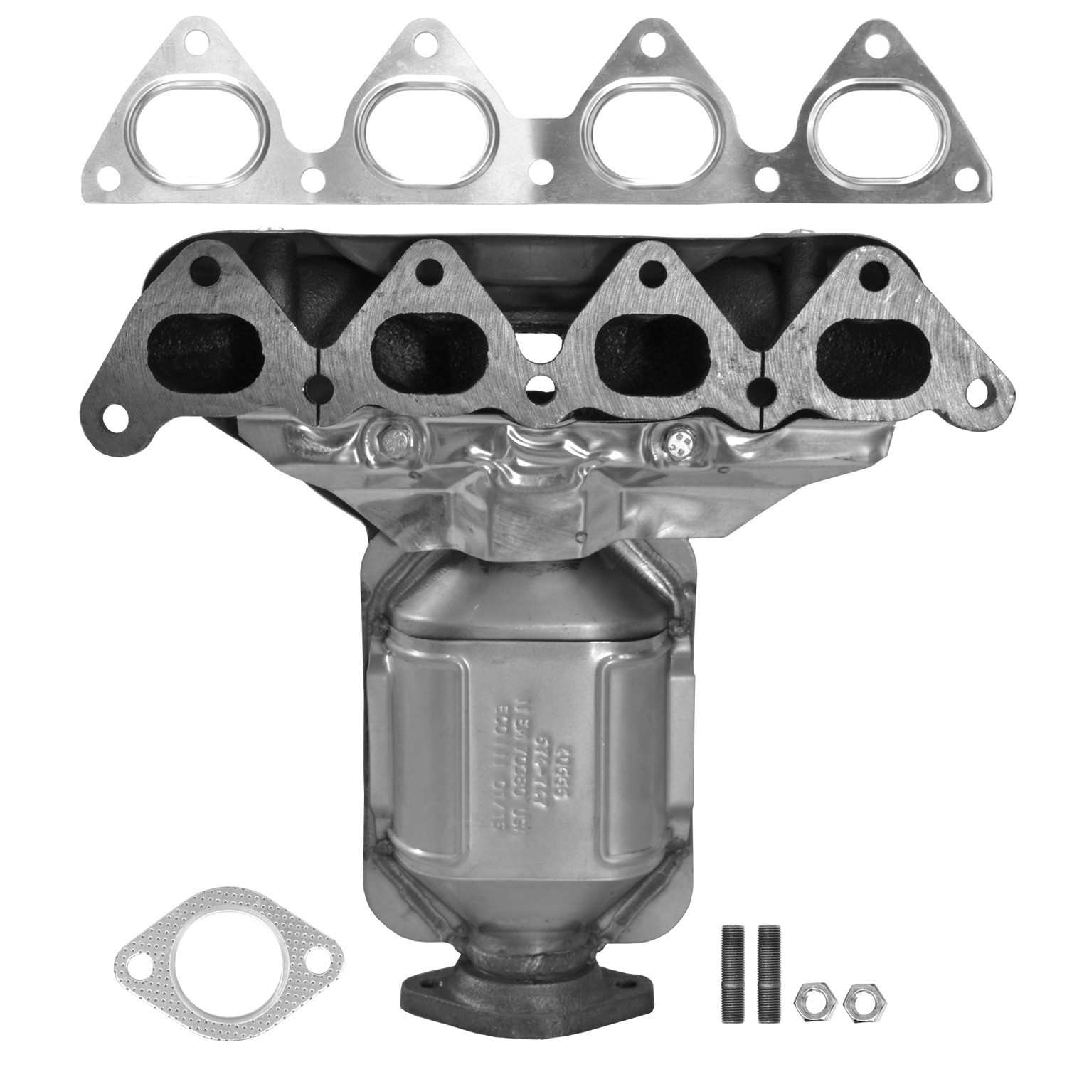 Eastern Catalytic Catalytic Converter with Integrated Exhaust Manifold 40666