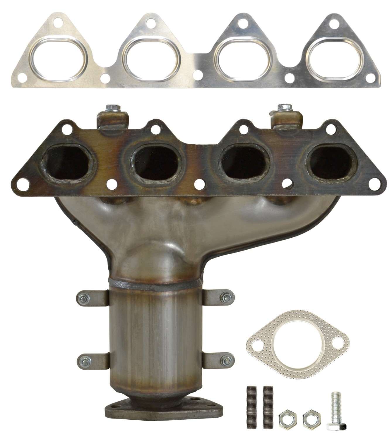 Eastern Catalytic Catalytic Converter with Integrated Exhaust Manifold  top view frsport 40674
