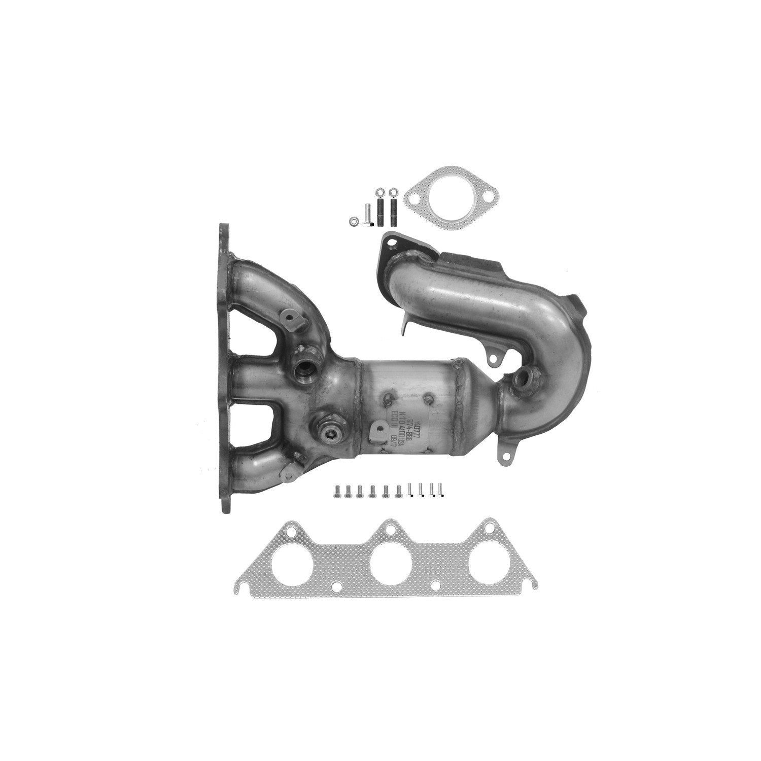 Eastern Catalytic Catalytic Converter with Integrated Exhaust Manifold 40777