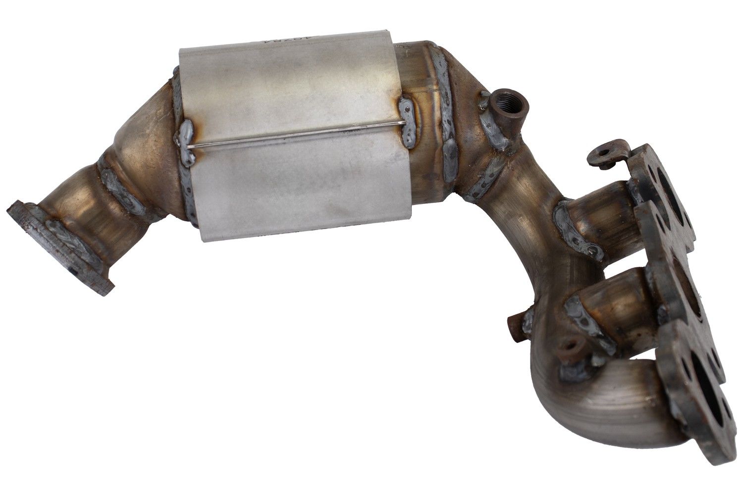 Eastern Catalytic Catalytic Converter with Integrated Exhaust Manifold  top view frsport 40784