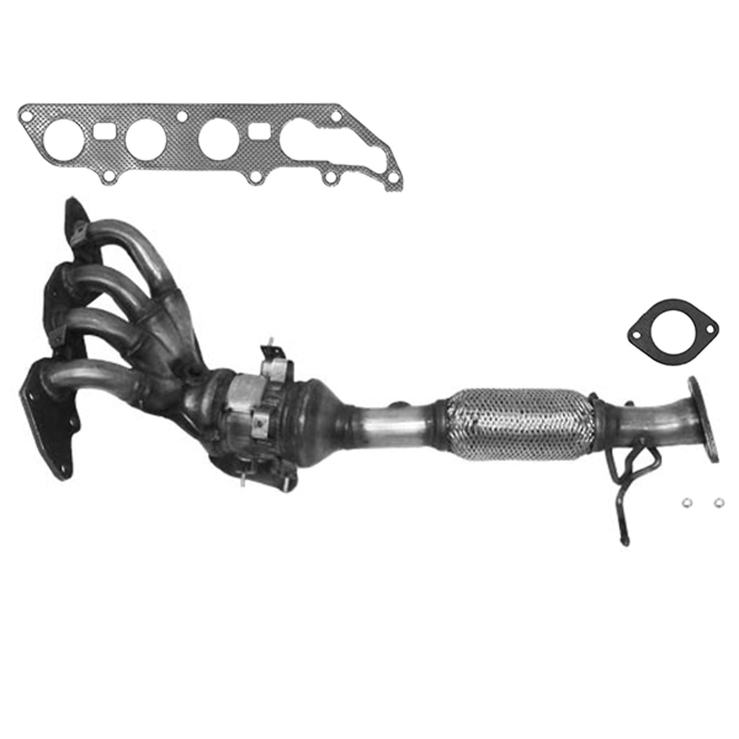 Eastern Catalytic Catalytic Converter with Integrated Exhaust Manifold 40856