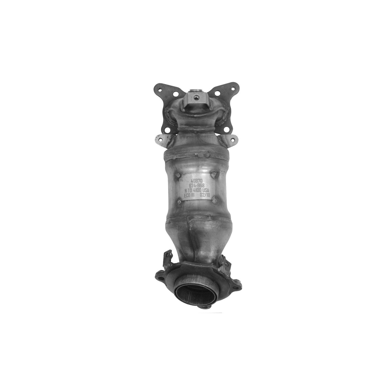 Eastern Catalytic Catalytic Converter with Integrated Exhaust Manifold 40870