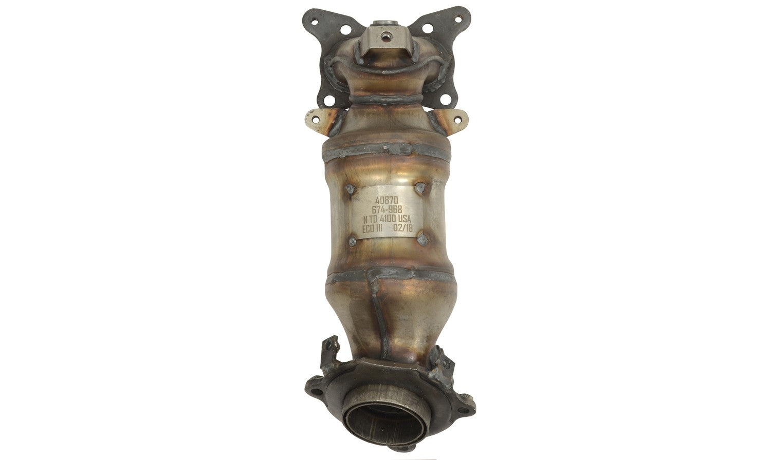 Eastern Catalytic Catalytic Converter with Integrated Exhaust Manifold 40870