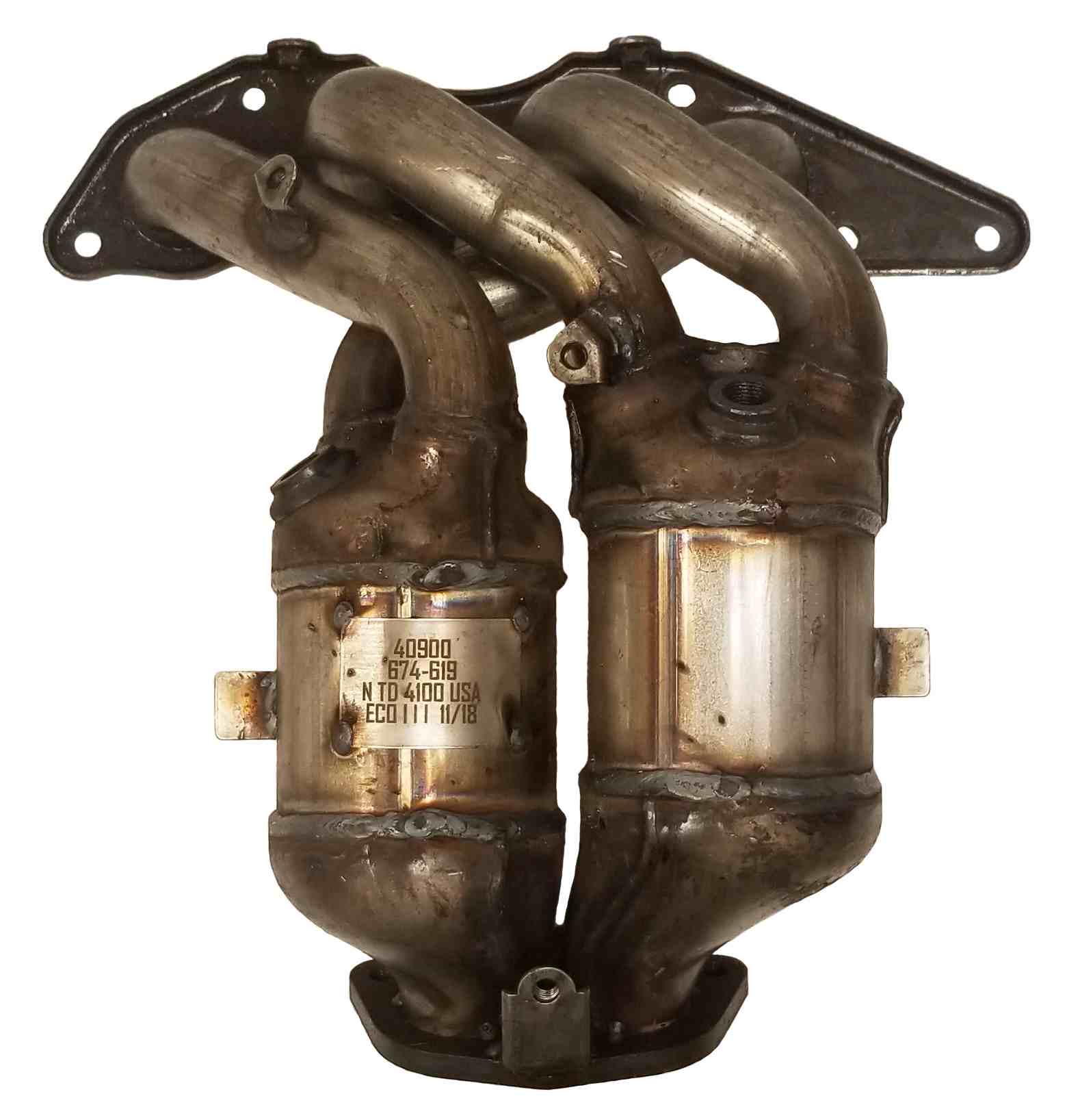 Eastern Catalytic Catalytic Converter with Integrated Exhaust Manifold 40900