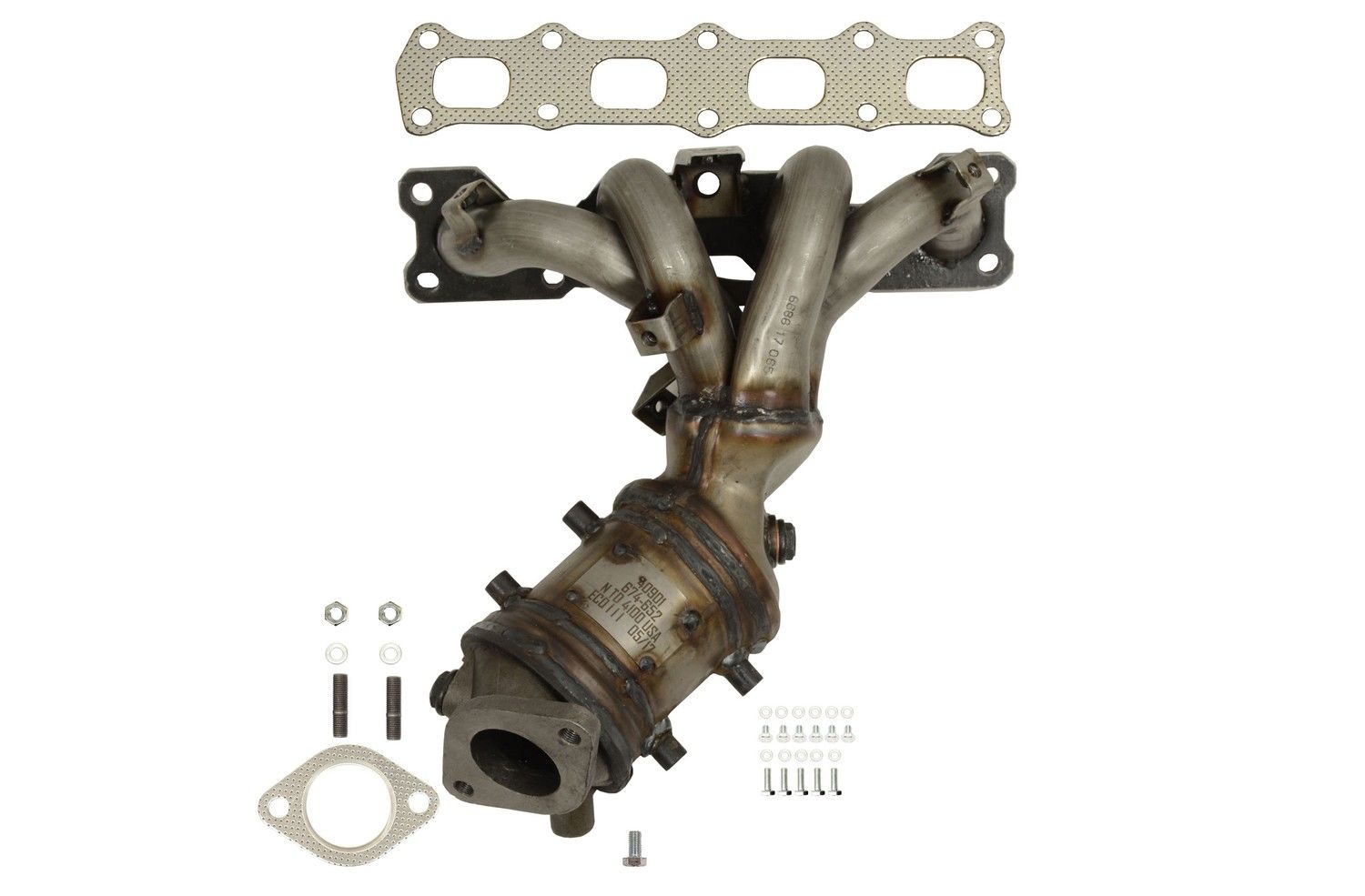 Eastern Catalytic Catalytic Converter with Integrated Exhaust Manifold 40901