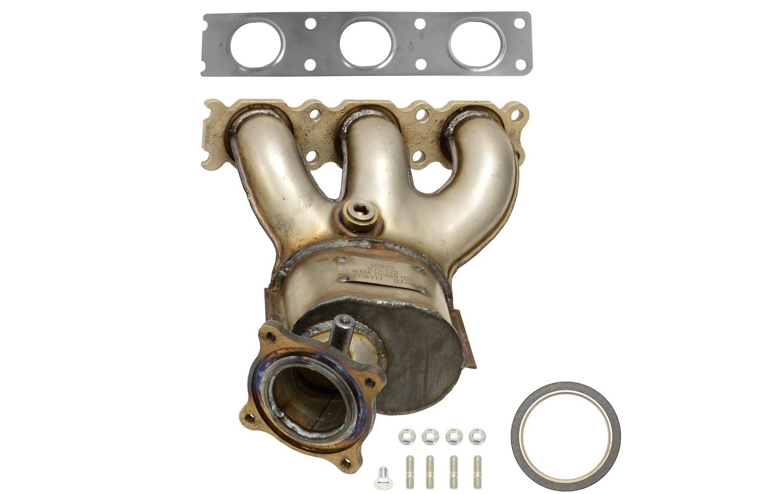 Eastern Catalytic Catalytic Converter with Integrated Exhaust Manifold 40973