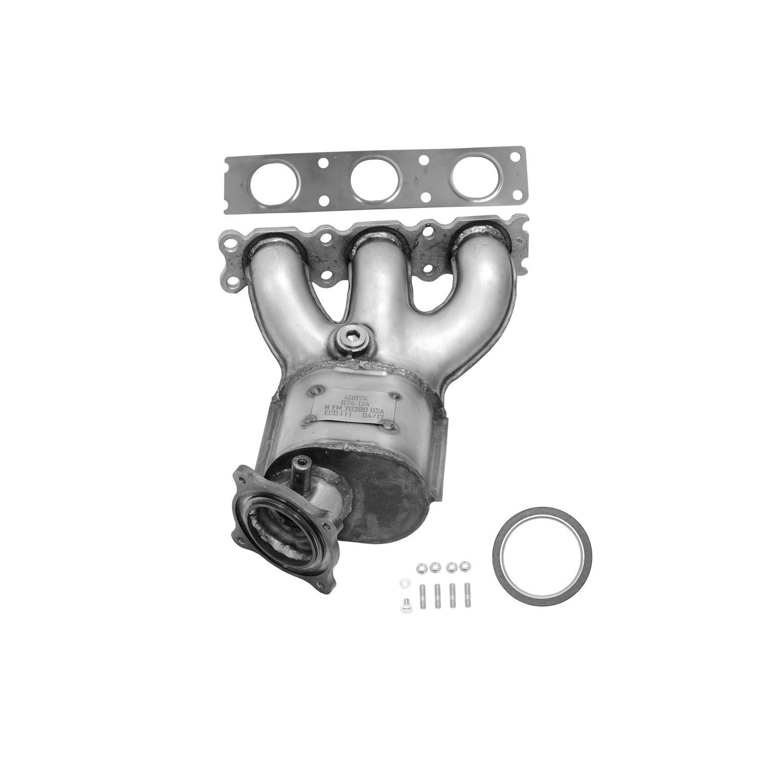 Eastern Catalytic Catalytic Converter with Integrated Exhaust Manifold 40974