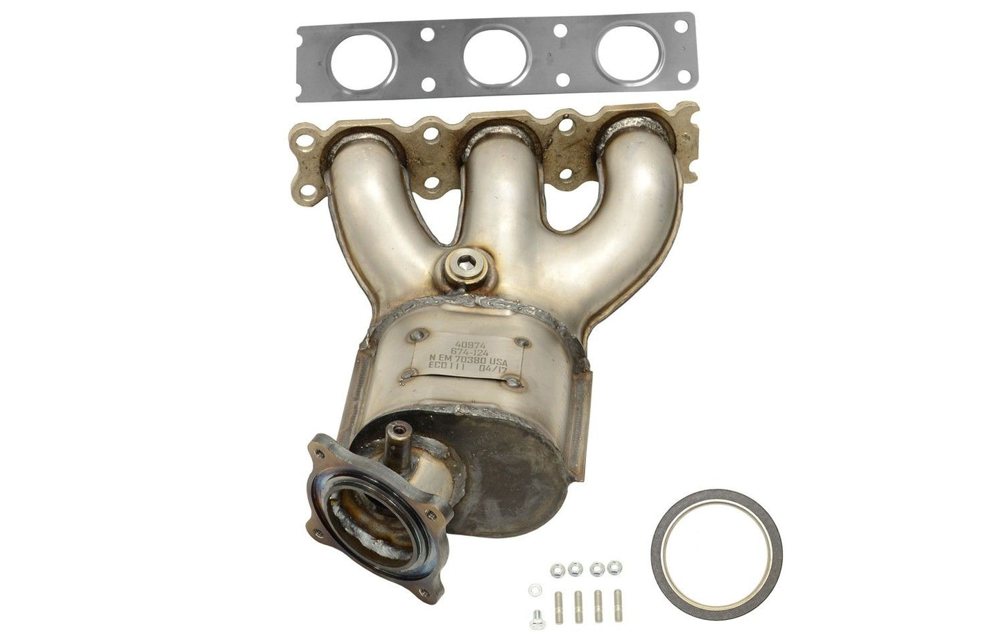 Eastern Catalytic Catalytic Converter with Integrated Exhaust Manifold 40974