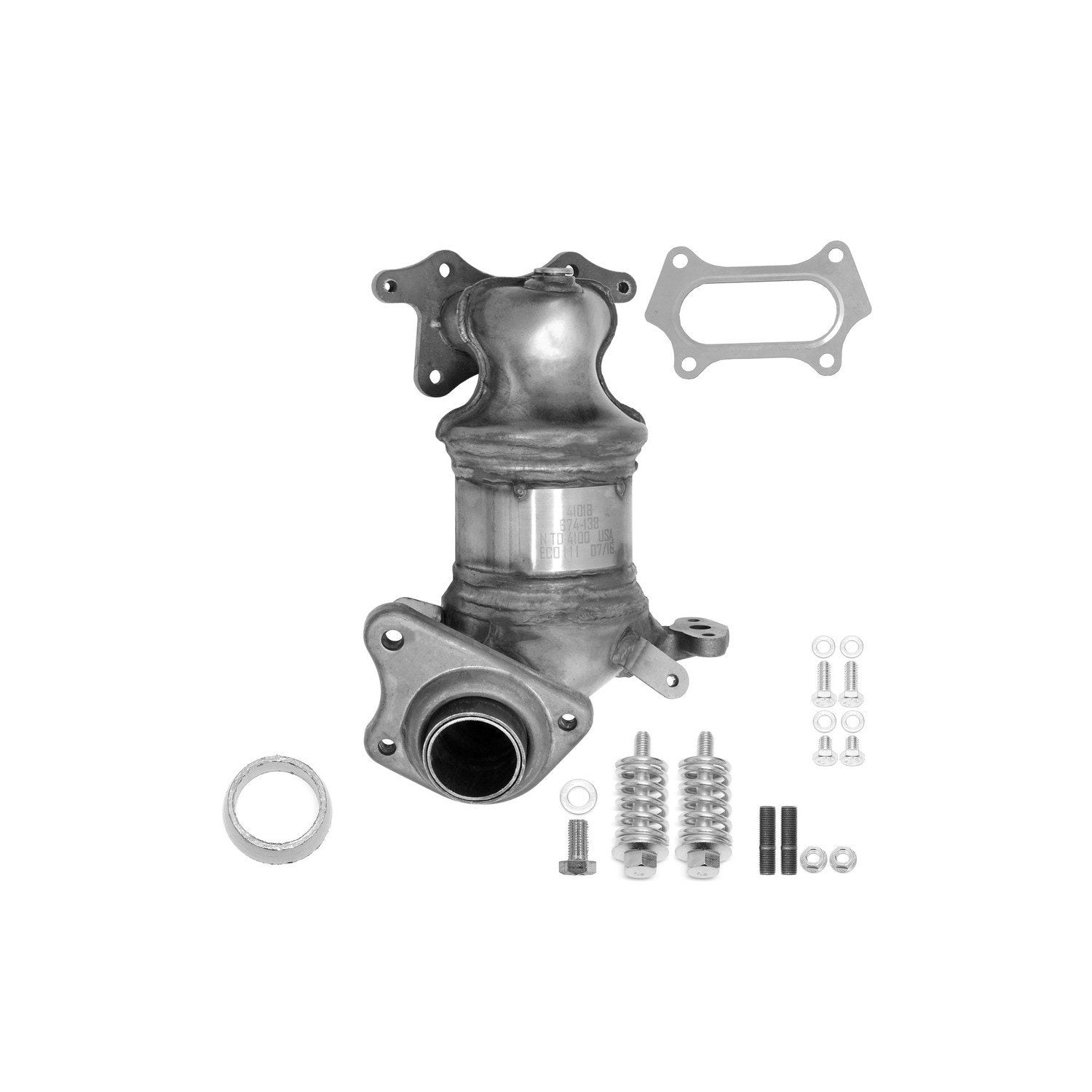 Eastern Catalytic Catalytic Converter with Integrated Exhaust Manifold 41018