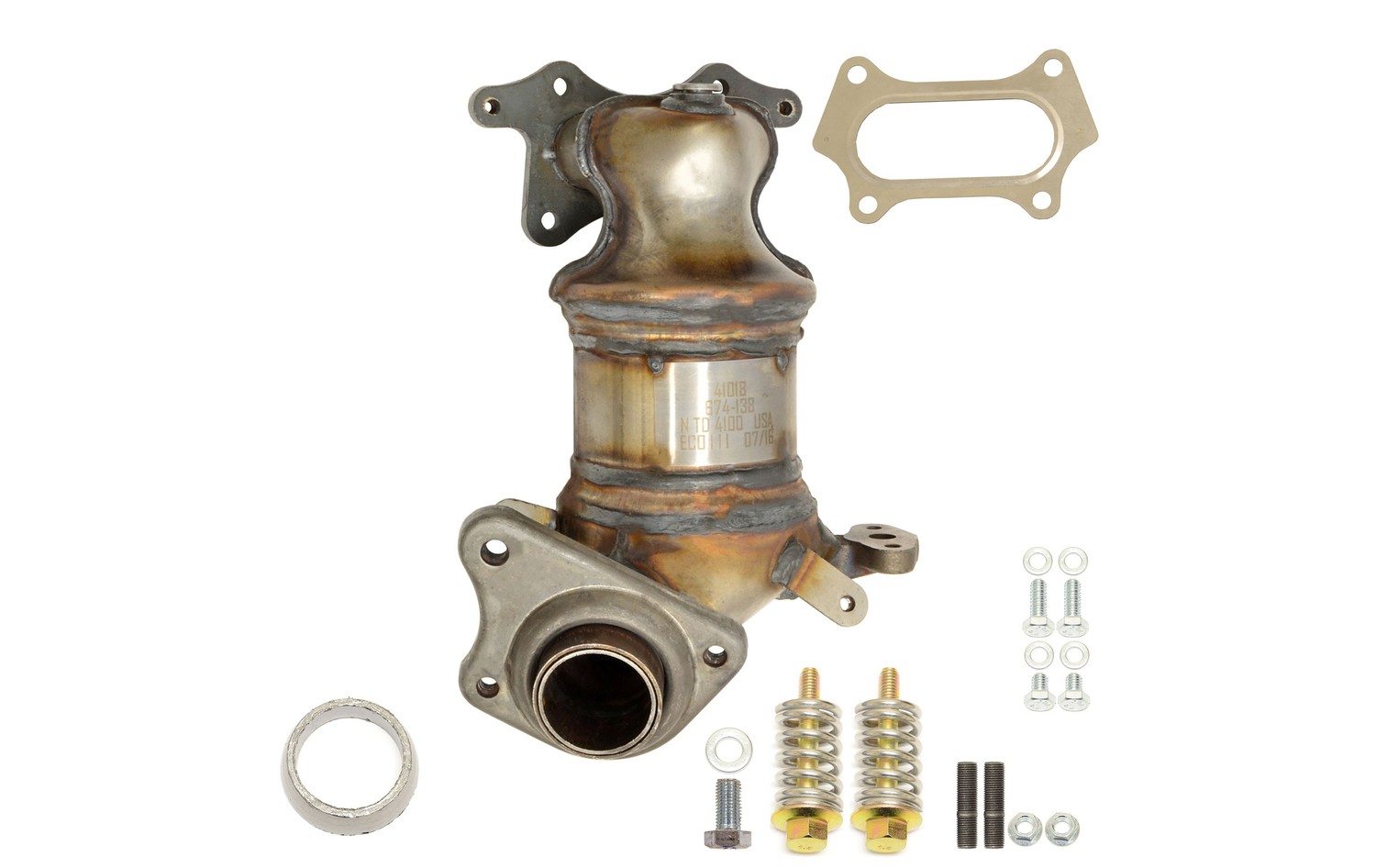 Eastern Catalytic Catalytic Converter with Integrated Exhaust Manifold 41018