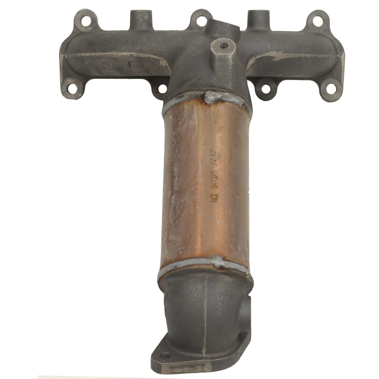 Eastern Catalytic Catalytic Converter with Integrated Exhaust Manifold  top view frsport 41027