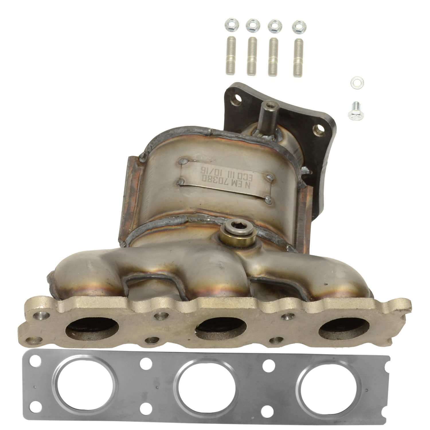 Eastern Catalytic Catalytic Converter with Integrated Exhaust Manifold 41163