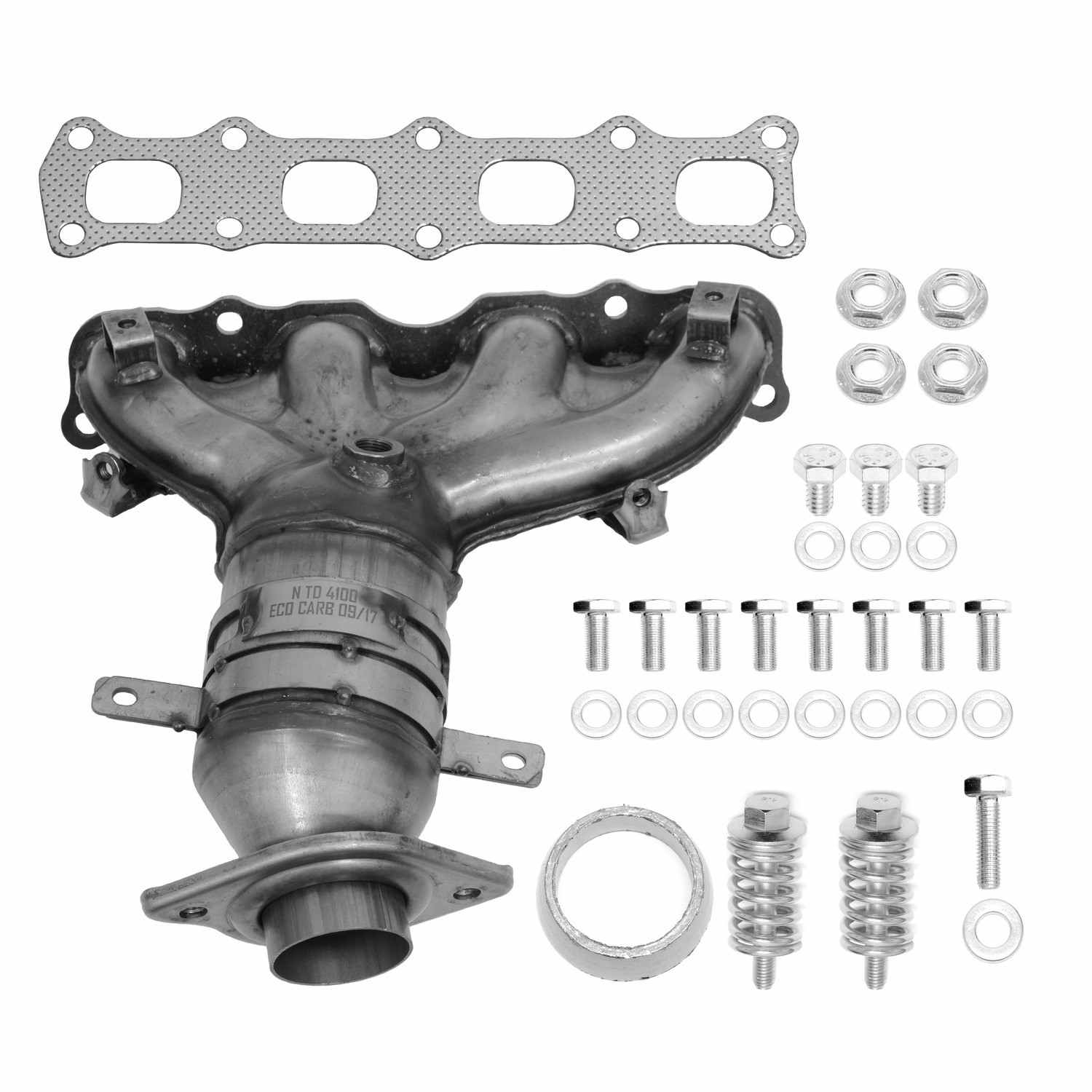 Eastern Catalytic Catalytic Converter with Integrated Exhaust Manifold 41205