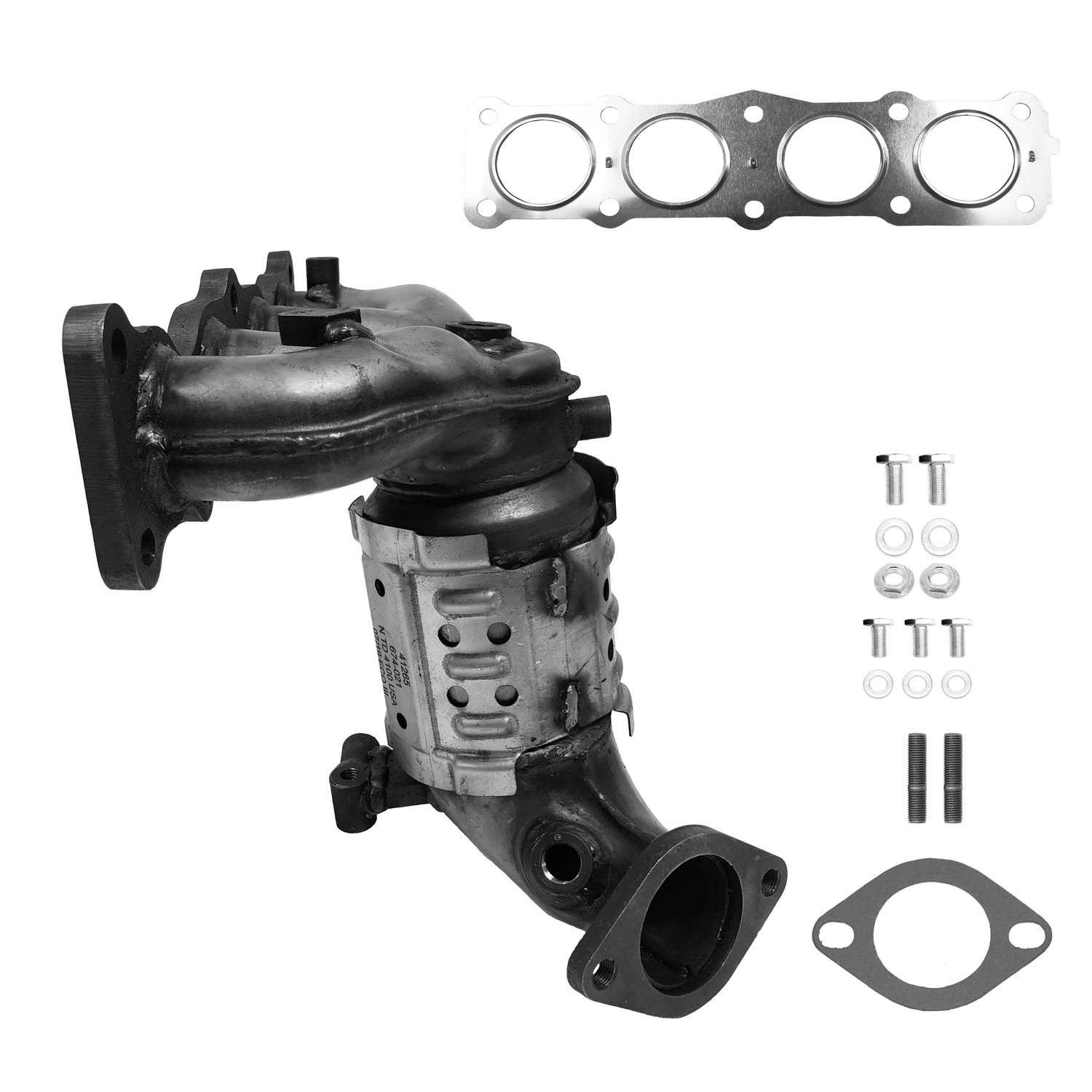 Eastern Catalytic Catalytic Converter with Integrated Exhaust Manifold 41265