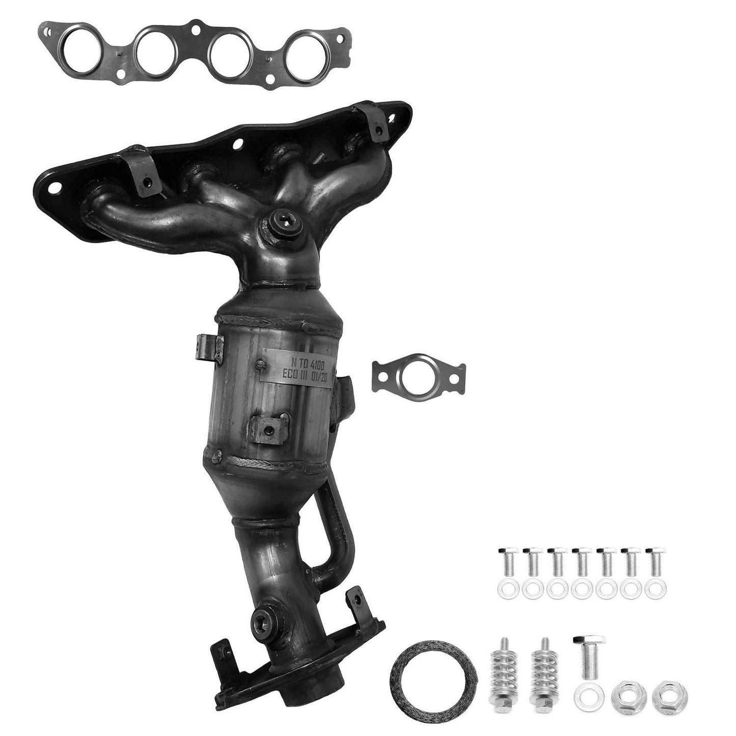 Eastern Catalytic Catalytic Converter with Integrated Exhaust Manifold 41319
