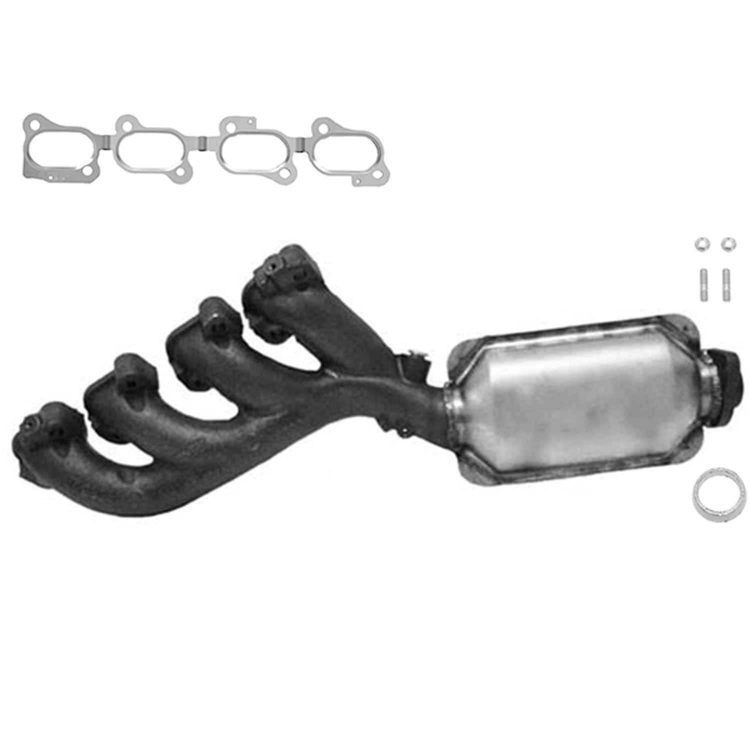 Eastern Catalytic Catalytic Converter with Integrated Exhaust Manifold 50464