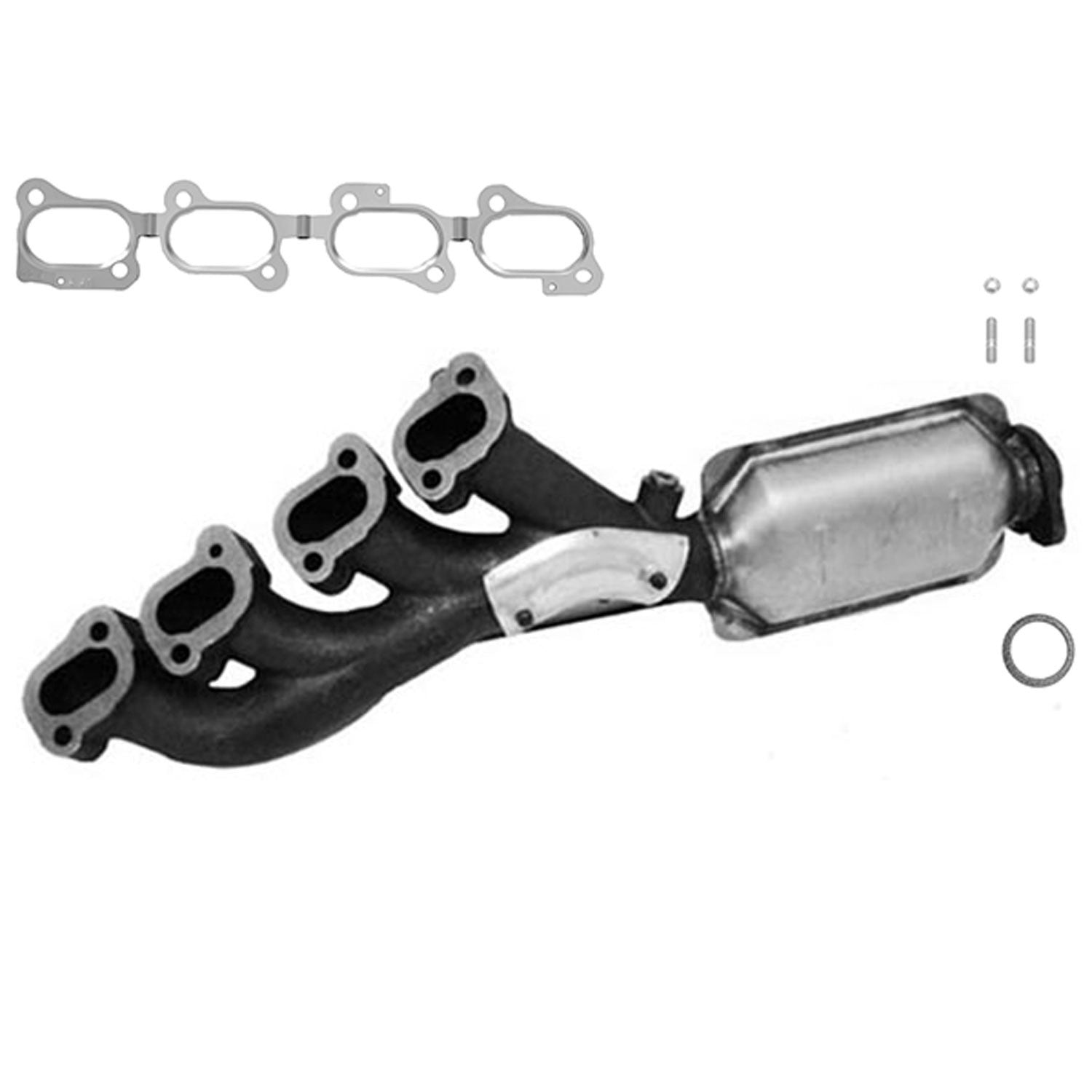 Eastern Catalytic Catalytic Converter with Integrated Exhaust Manifold 50465