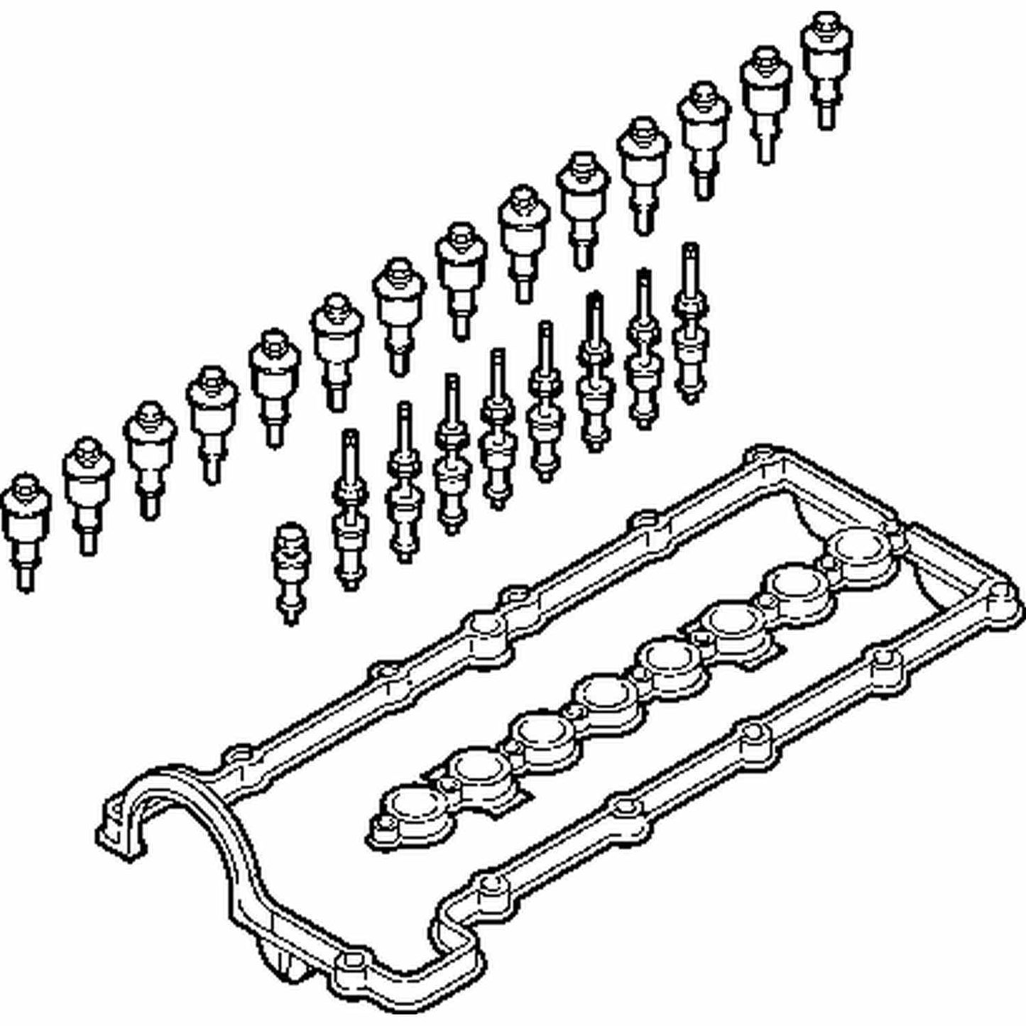 Elring Engine Valve Cover Gasket Set 357.900