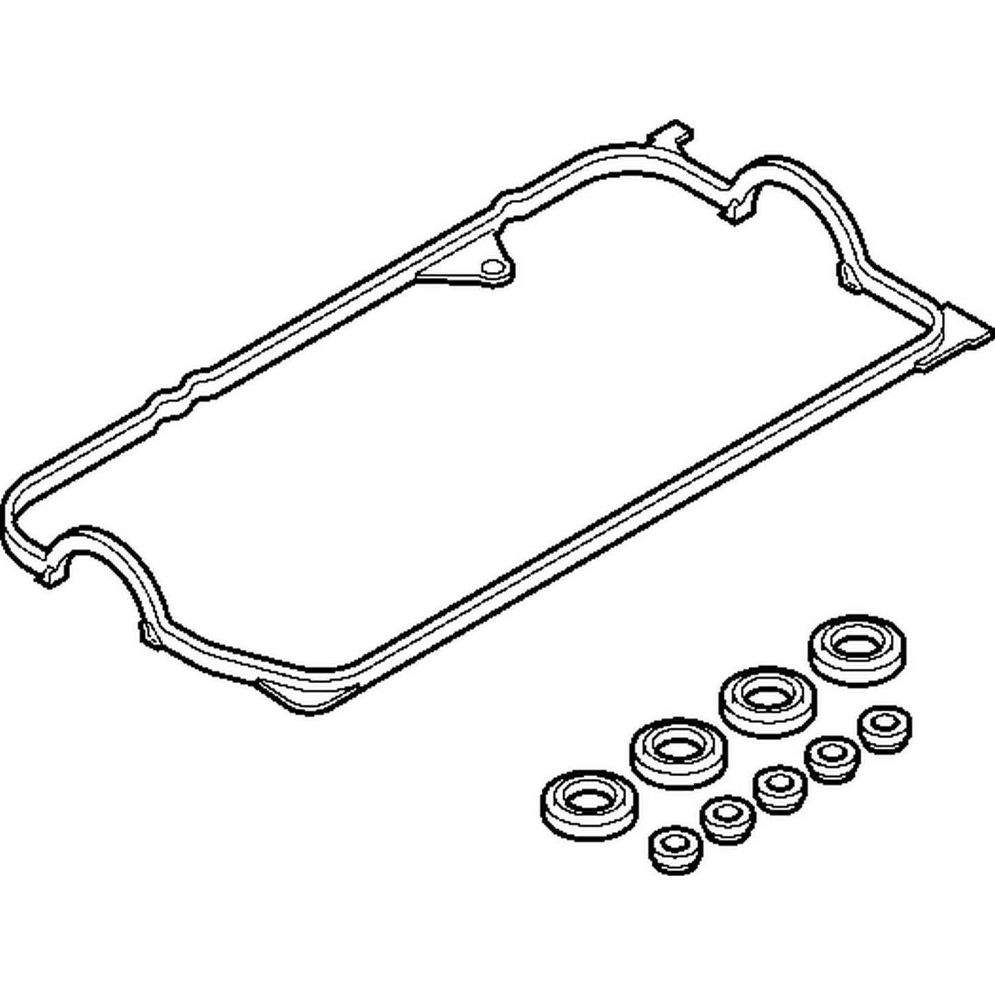 Elring Engine Valve Cover Gasket Set 389.230