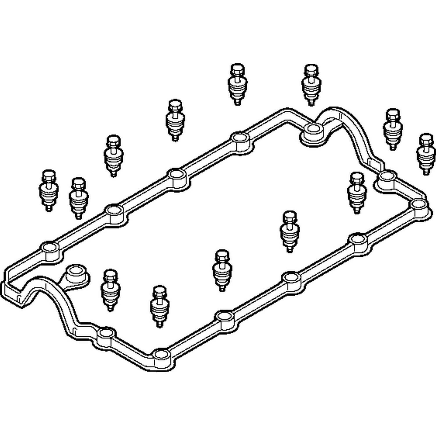 Elring Engine Valve Cover Gasket Set 726.290