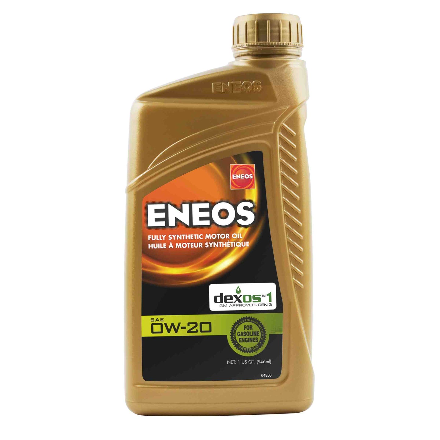 Eneos Full Syn Oil Dexos 1 Case 0w20 12 x 1 Qt ENO3701-301