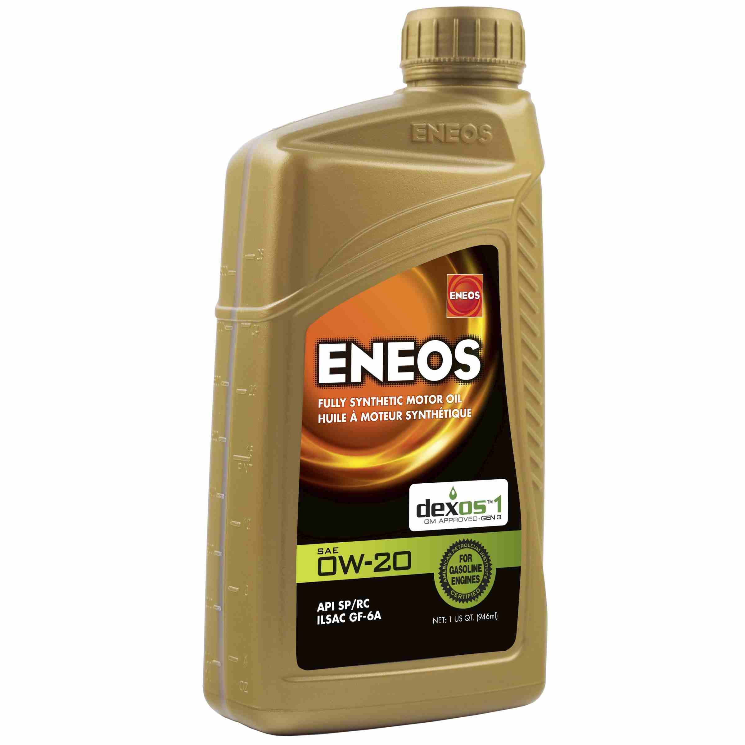Eneos Full Syn Oil Dexos 1 Case 0w20 12 x 1 Qt ENO3701-301
