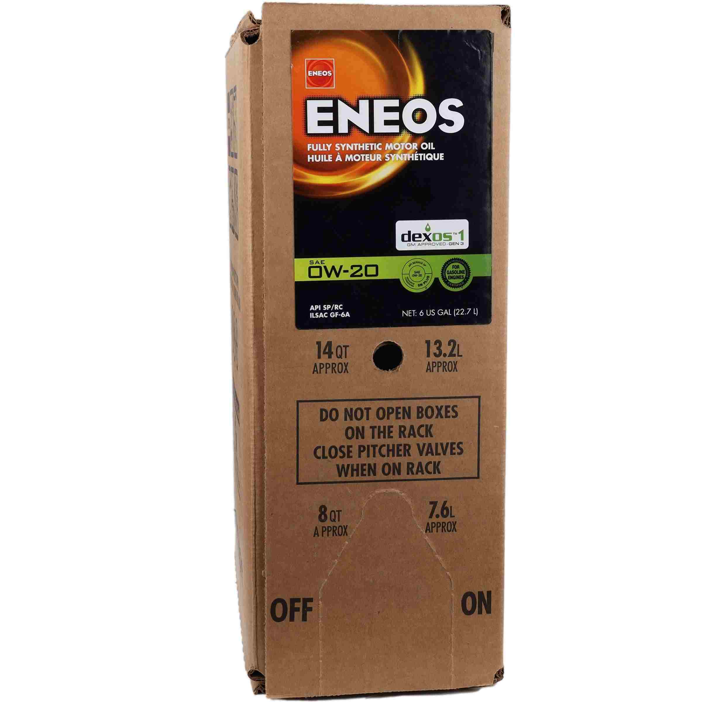 Eneos Full Syn Oil Dexos 1 0w20 6 Gal ENO3701-400