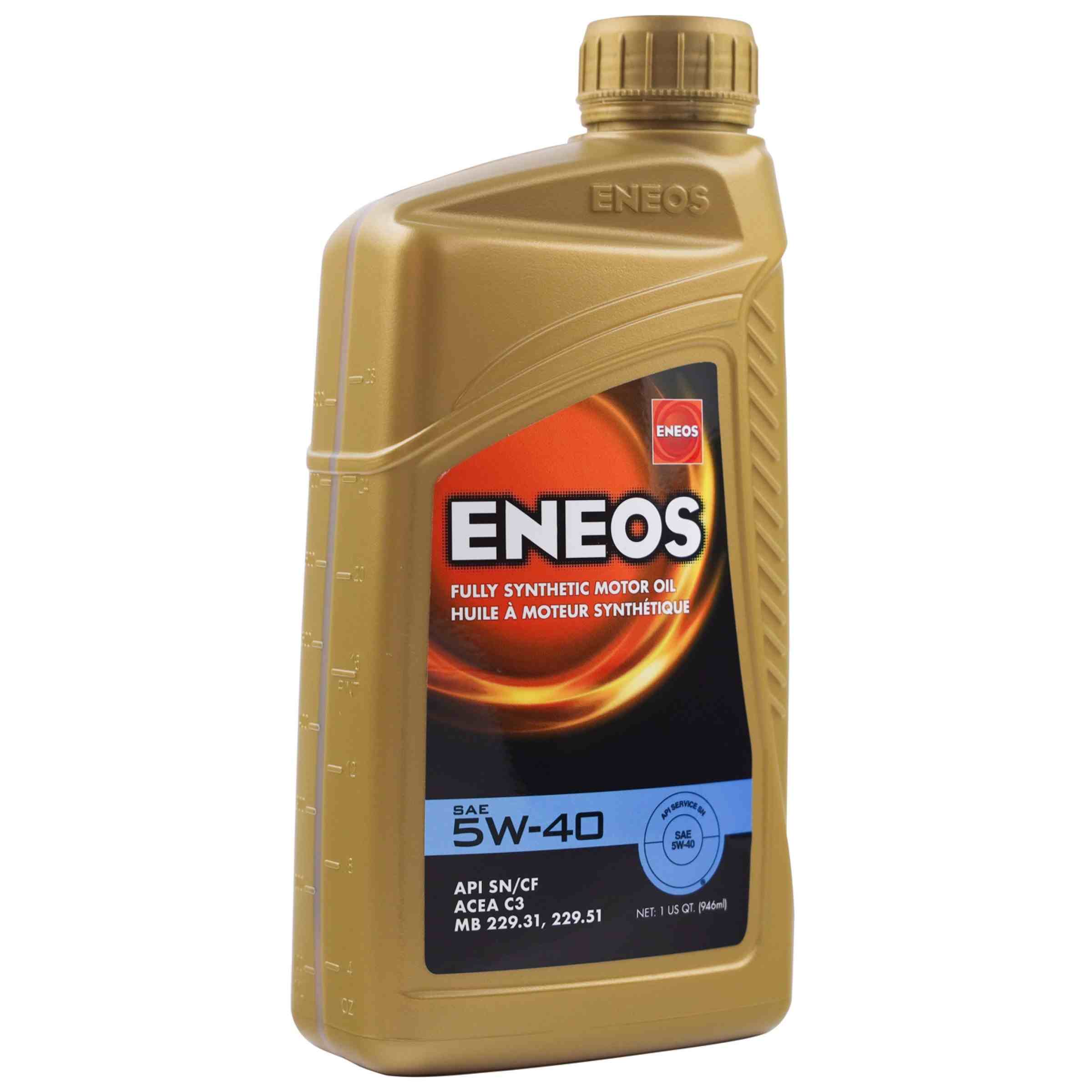 Eneos Full Syn Oil 5w40 1 Qt ENO3704-300