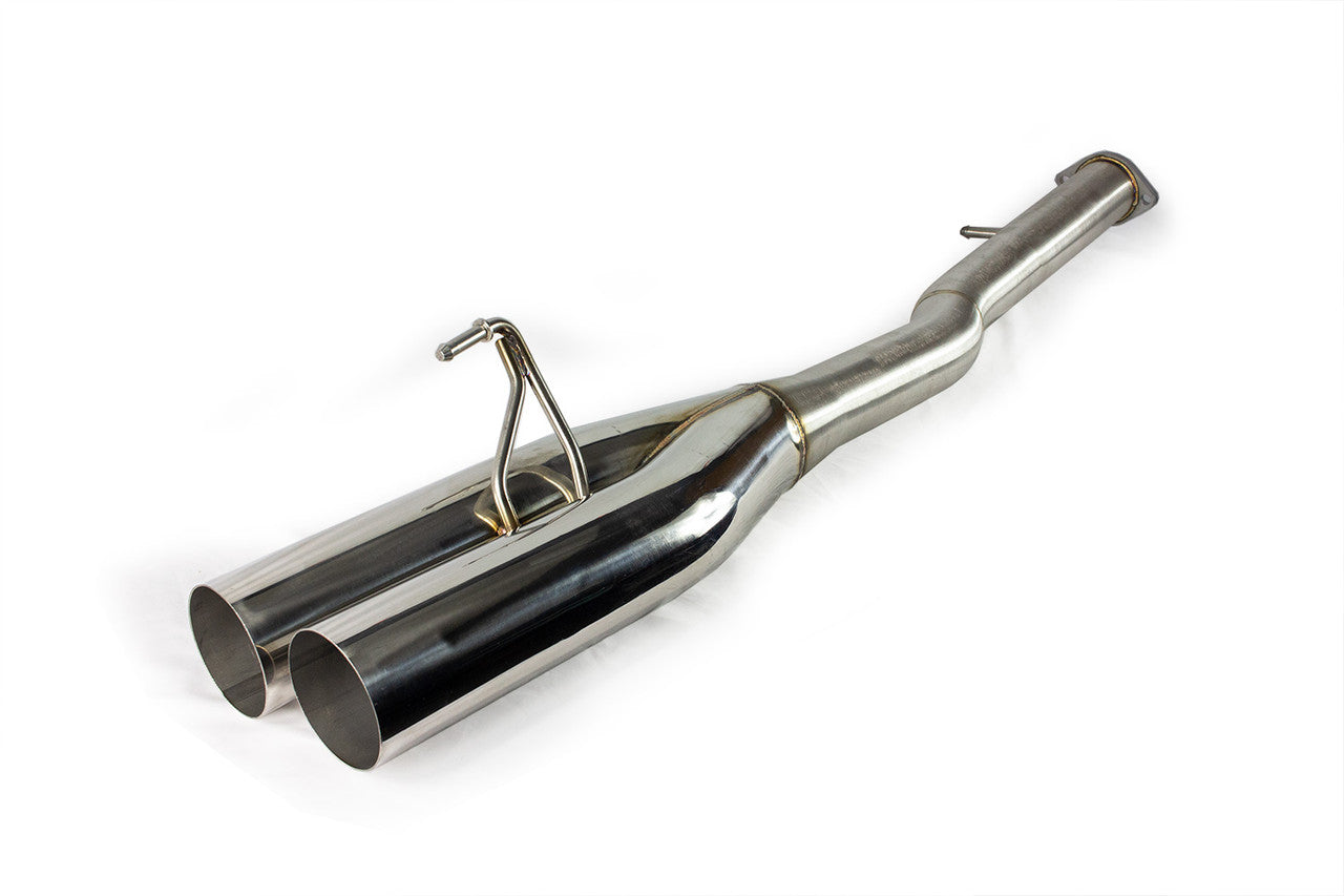 ISR Performance EP (Straight Pipes) Dual Tip Exhaust 4in - Nissan 350Z IS-EPDUAL-350BO