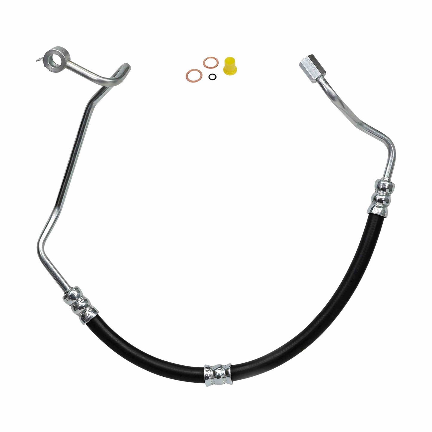 Edelmann Power Steering Pressure Line Hose Assembly  top view frsport 80767