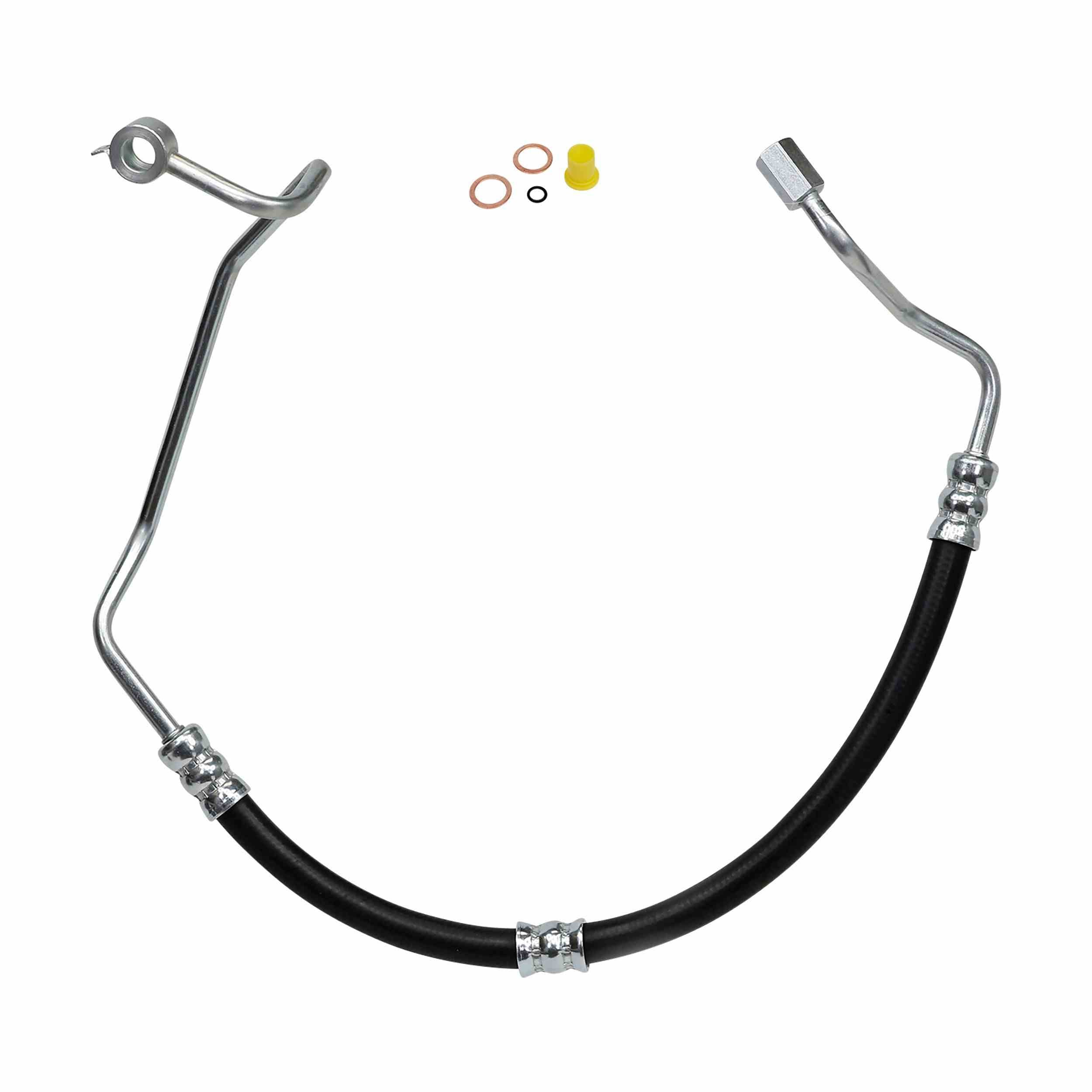 Edelmann Power Steering Pressure Line Hose Assembly  top view frsport 80767