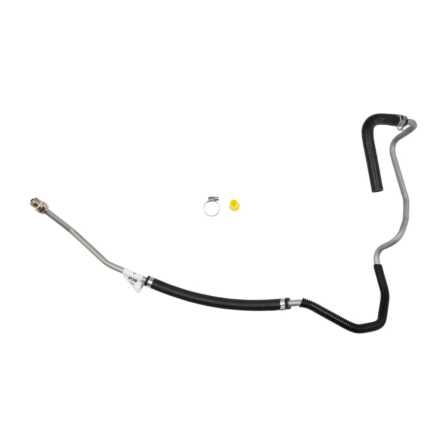 Edelmann Power Steering Return Line Hose Assembly  top view frsport 81236