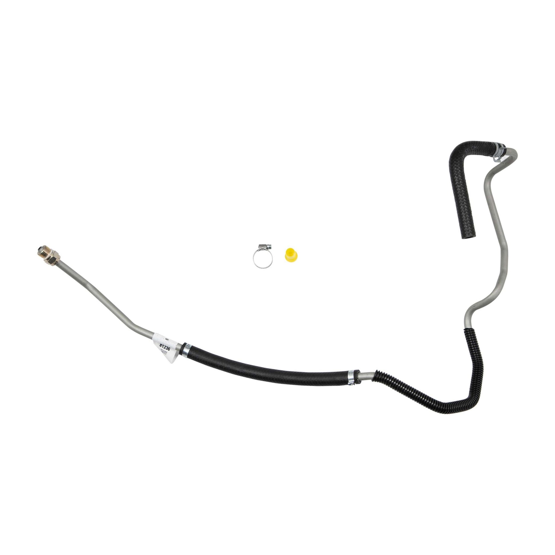 Edelmann Power Steering Return Line Hose Assembly  top view frsport 81236