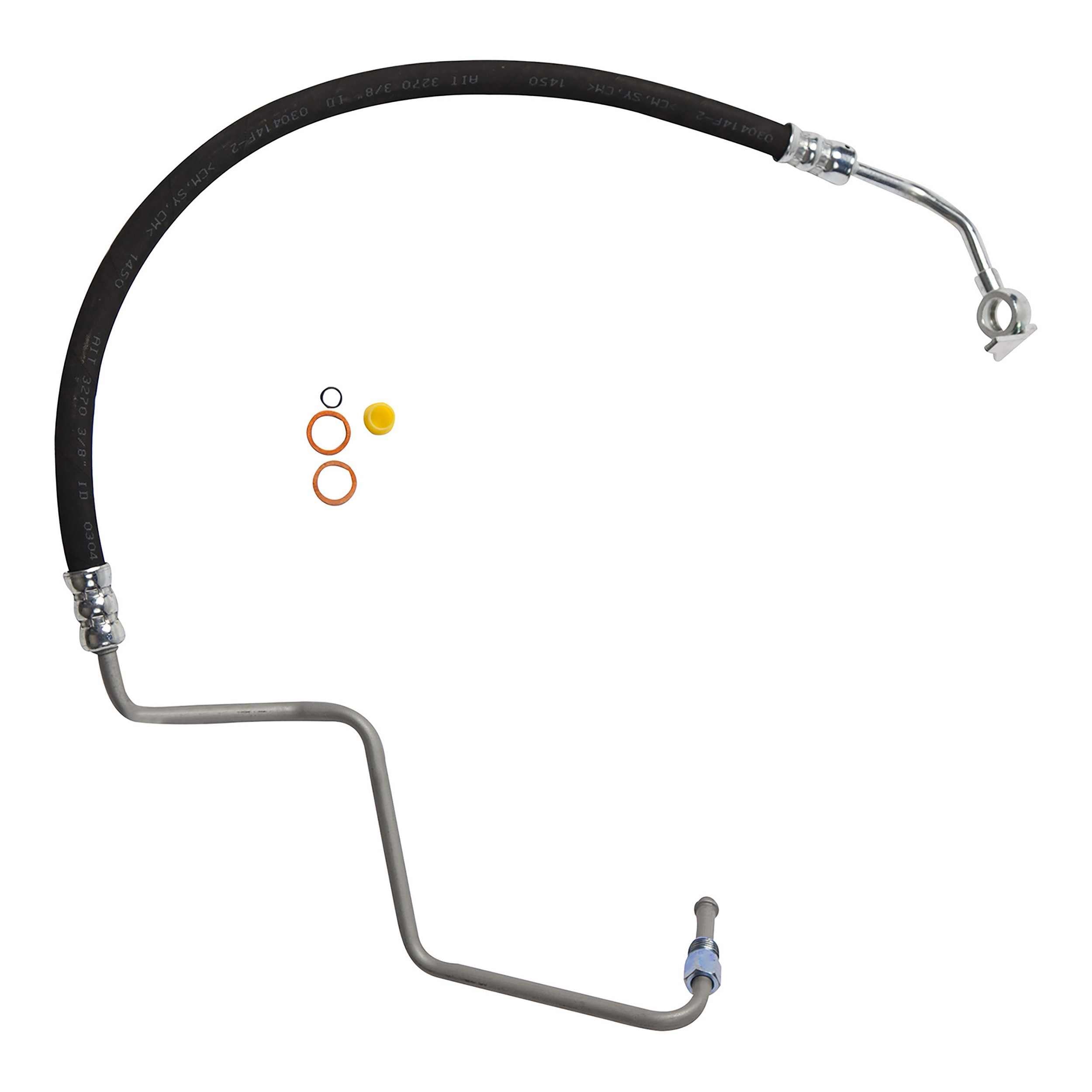 Edelmann Power Steering Pressure Line Hose Assembly  top view frsport 92430