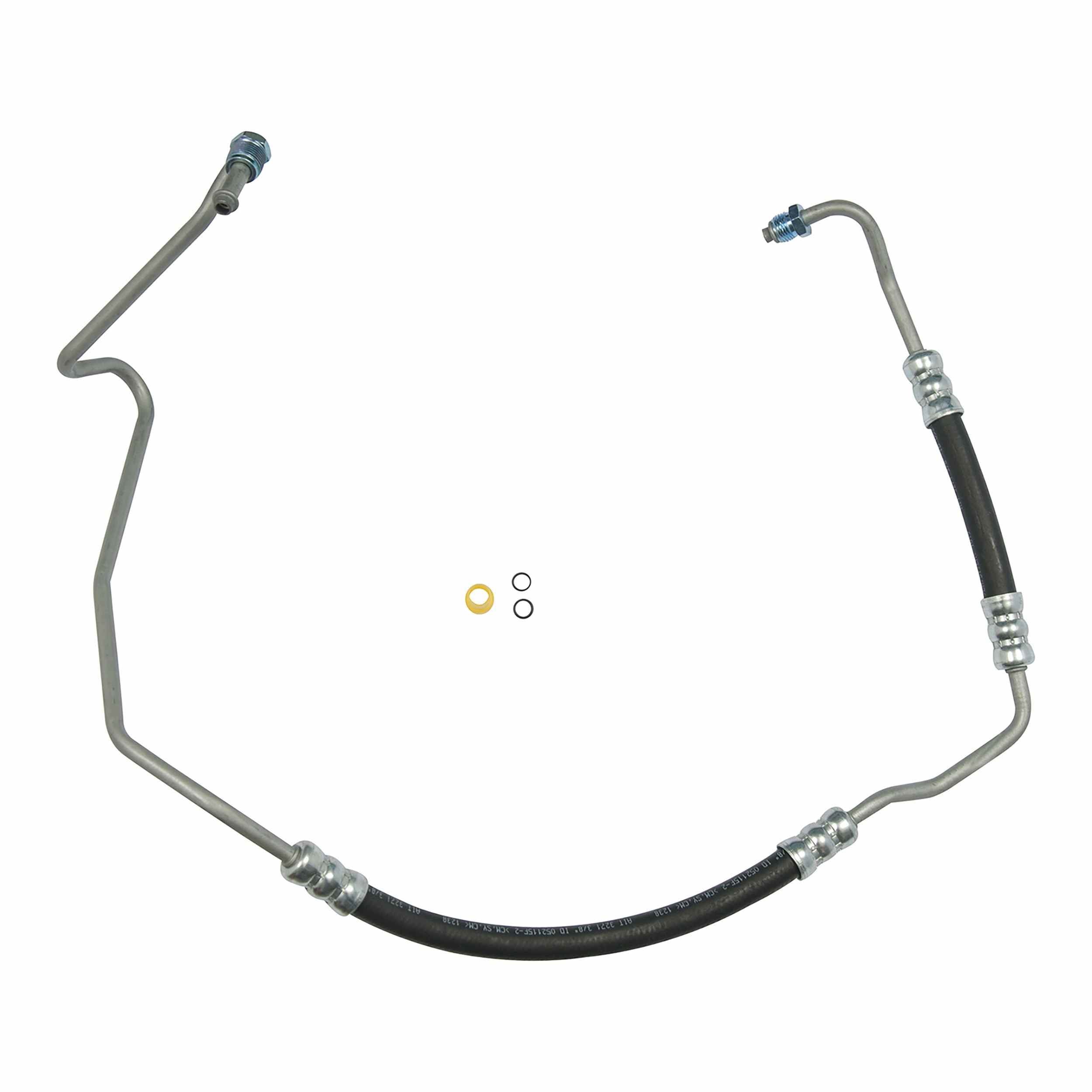 Edelmann Power Steering Pressure Line Hose Assembly  top view frsport 92748