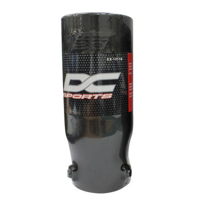 DC Sports DC Sport Black Universal Bolt On Exhaust Tip 2.875" Inlet 3.75" Outlet