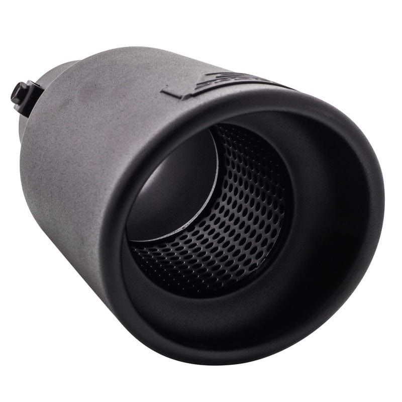 DC Sports DC Sport Black Universal Bolt On Exhaust Slant Cut Tip 2.25" Inlet 3.75" Outlet