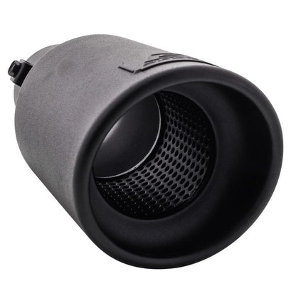 DC Sports DC Sport Black Universal Bolt On Exhaust Slant Cut Tip 2.25" Inlet 3.75" Outlet