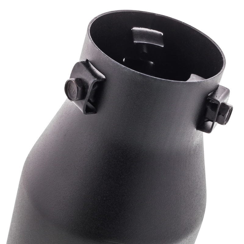 DC Sports DC Sport Black Universal Bolt On Exhaust Slant Cut Tip 2.25" Inlet 3.75" Outlet