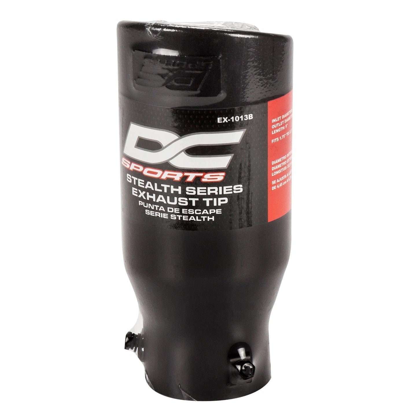 DC Sports DC Sport Universal Bolt On Exhaust Slant Cut Tip 2.875" Inlet 3.87" Outlet