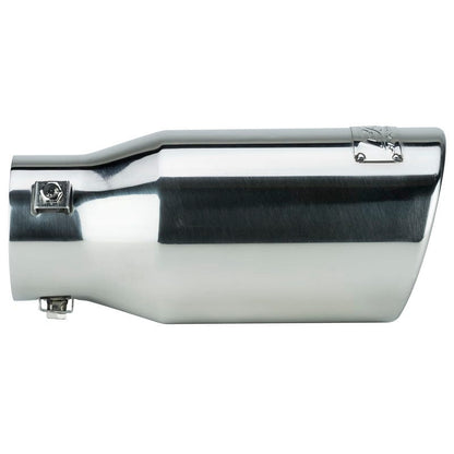 DC Sports DC Sport Universal Bolt On Exhaust Slant Cut Tip 2.875" Inlet 3.87" Outlet