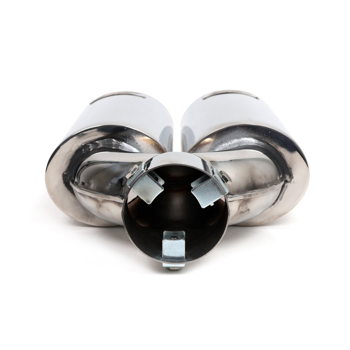DC Sports DC Sport Polished Stainless Universal Bolt On Exhaust Tip 2.375" 5 Inlet 3.75" Outlet