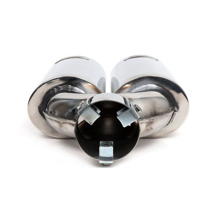 DC Sports DC Sport Polished Stainless Universal Bolt On Exhaust Tip 2.375" 5 Inlet 3.75" Outlet