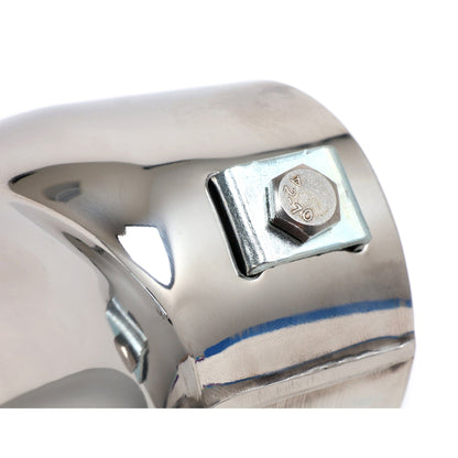DC Sports DC Sport Polished Stainless Universal Bolt On Exhaust Tip 2.375" 5 Inlet 3.75" Outlet