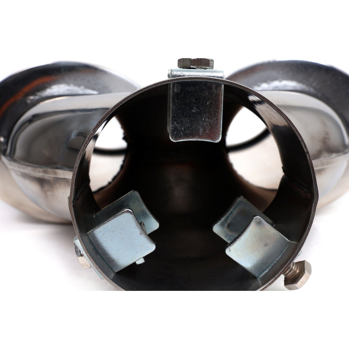 DC Sports DC Sport Polished Stainless Universal Bolt On Exhaust Tip 2.375" 5 Inlet 3.75" Outlet