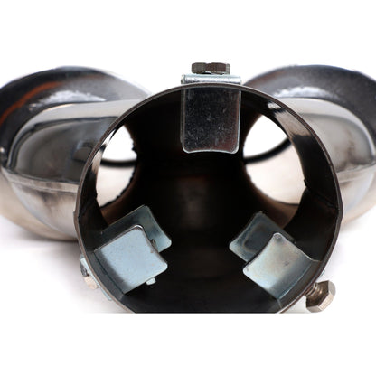 DC Sports DC Sport Polished Stainless Universal Bolt On Exhaust Tip 2.375" 5 Inlet 3.75" Outlet