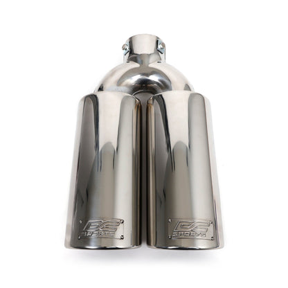 DC Sports DC Sport Polished Stainless Universal Bolt On Exhaust Tip 2.375" 5 Inlet 3.75" Outlet